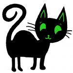 Black Cat Clip Art 1