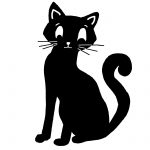 Black Cat Clip Art 2