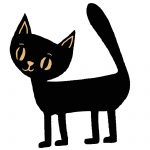 Black Cat Clip Art 3