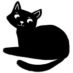 Black Cat Clip Art 5