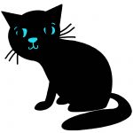 Black Cat Clip Art 9