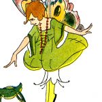Butterfly Fairies 4 - Fairy in a Green Dress