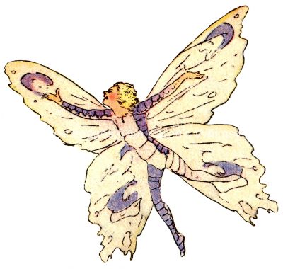 Butterfly Fairies 5 - Joyous Flying Fairy