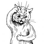 Drawings Of Cat Faces 12