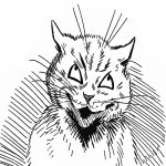 Drawings Of Cat Faces 4