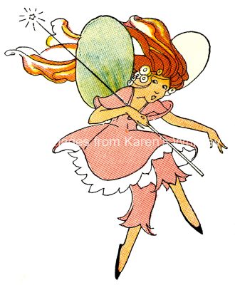 Fairies In Art 1 - Fairy with Red Hair