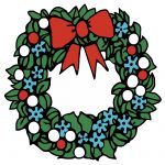 Christmas Wreath Clipart 6