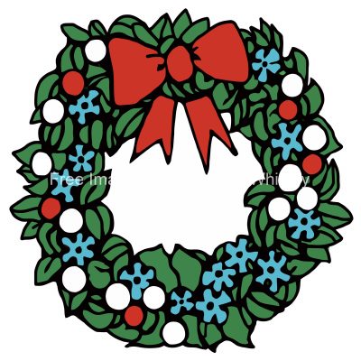 Christmas Wreath Clipart 6