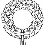Christmas Coloring Pictures 5 Wreath