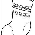 Christmas Coloring Pictures 6 Stocking