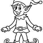 Christmas Coloring Pictures 9 Elf