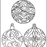 Christmas Coloring Pages To Print 8 Ornaments