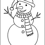 Christmas Coloring Pages To Print 9 Snowman