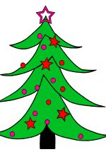 Drawings Of Christmas Trees 3