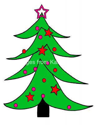 Drawings Of Christmas Trees 3