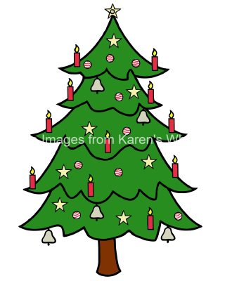 Drawings Of Christmas Trees 8