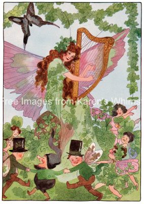 Fairy 6 - Fairy Playing a Harp
