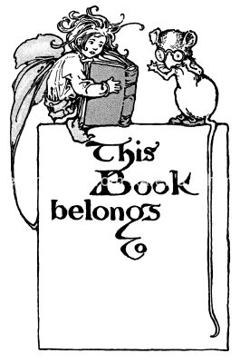 Free Fairy Graphics 4 - Fairy Reading a Book