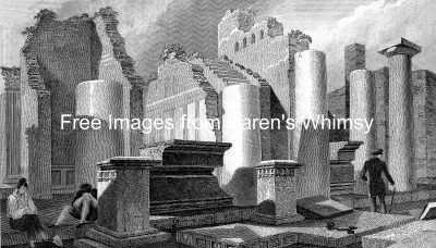Pompeii Village 4 - Pedestals and Pillars