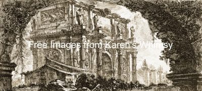Ancient Roman Structures 22 - Arch of Constantine
