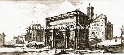 Ancient Roman Structures 4 - Arch of Septimius Severus