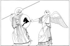Ancient Roman Gods 6 Minerva And Iris