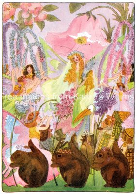 Beautiful Fairies 4 - Fairies and Squirrels