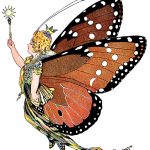 Free Fairy Art 4 - Fairy with Monarch Wings