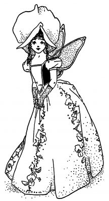 Faeries 6 - Pretty Fairy in Long Dress