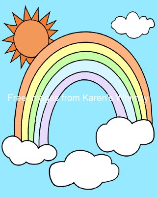 Rainbows 3 - Rainbow with Sunshine