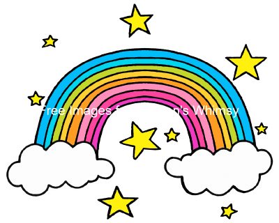 Rainbow Pictures Images 8 - Rainbow with Stars