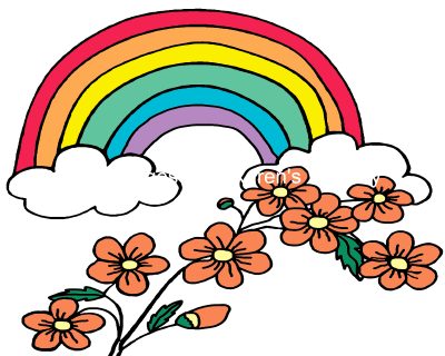Rainbow Pictures Images 9 - Rainbow with Flowers