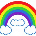 Rainbow Pictures 1 - Rainbow with Clouds