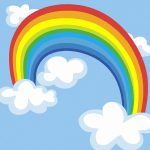 Rainbow Pictures 2 - Rainbow with Clouds