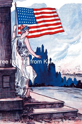 Clip Art For American Flag 8