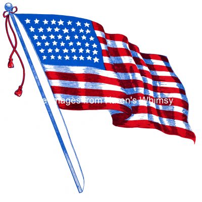 Waving American Flag 9