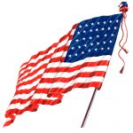American Flag Waving 3