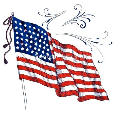 American Flag Waving 9