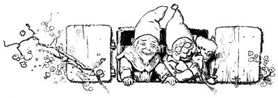 Gnome Illustrations 2 - Gnomes at a Window