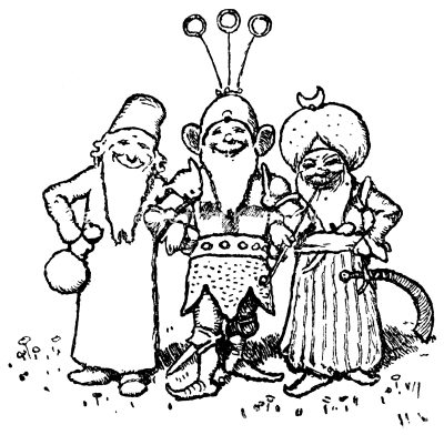 Gnome Images 4 - Three Gnome Friends
