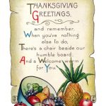 Thanksgiving Greeting Cards 2 - Fruit and Pie