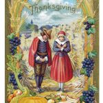 Free Thanksgiving Cards 5 - Pilgrims Give Thanks
