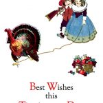 Free Thanksgiving Cards 6 - Pilgrim Children