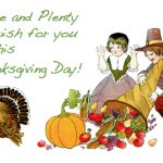 Happy Thanksgiving Greetings 6 - Cornucopia Delight