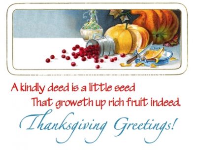 Happy Thanksgiving Greetings 2 - Colorful Squash