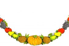 Pumpkin Clip Art 2 - Fruit Garland