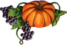 Pumpkin Clip Art 5 - Textured Pumpkin