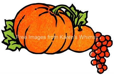 Pumpkin Clip Art 1 - Plump Pumpkins