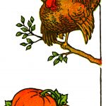 Thanksgiving Art 5 - Turkey in a Tree