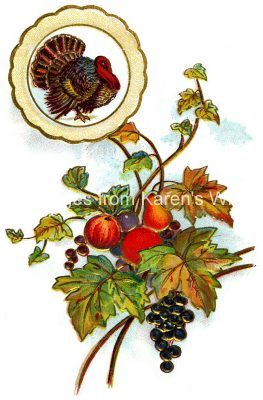 Thanksgiving Images 3 - Turkey Emblem
